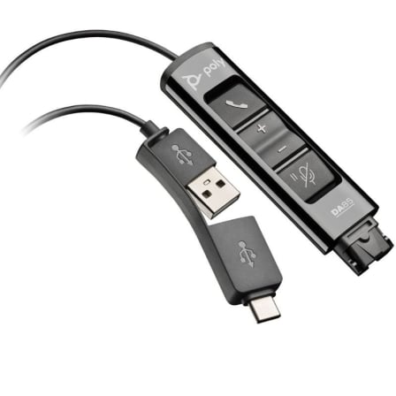 Adaptador QD USB Poly DA85 786C7AA/ QD Macho/ USB Macho